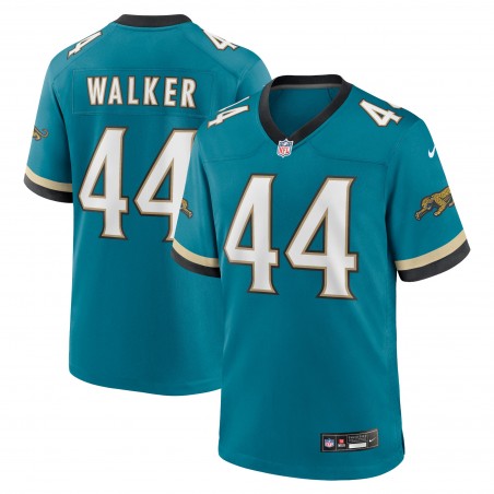 Travon Walker Jacksonville Jaguars Nike Prowler Throwback Spieler-Spieltrikot – Blaugrün