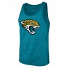 Trevor Lawrence Jacksonville Jaguars Majestic Threads Tri-Blend-Tanktop mit Spielernamen und -nummer – Blaugrün