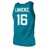 Trevor Lawrence Jacksonville Jaguars Majestic Threads Tri-Blend-Tanktop mit Spielernamen und -nummer – Blaugrün