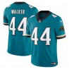 Travon Walker Jacksonville Jaguars Nike Prowler Throwback Vapor F.U.S.E. Limitierter Jersey – Blaugrün