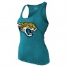 Trevor Lawrence Jacksonville Jaguars Majestic Threads Tri-Blend-Tanktop mit Namen und Nummer für Damen – Blaugrün