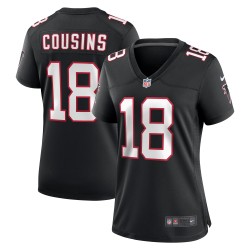 Kirk Cousins ​​Atlanta Falcons Nike Damen-Ausweichtrikot – Schwarz