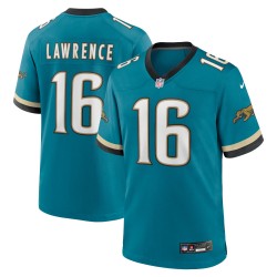 Trevor Lawrence Jacksonville Jaguars Nike Prowler Throwback Spieler-Spieltrikot – Blaugrün