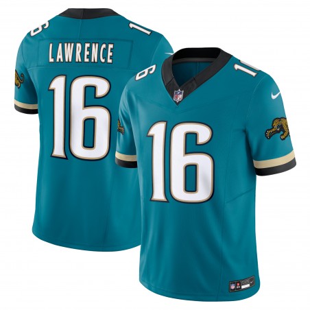 Trevor Lawrence Jacksonville Jaguars Nike Prowler Throwback Vapor F.U.S.E. Limitierter Jersey – Blaugrün