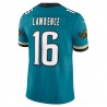 Trevor Lawrence Jacksonville Jaguars Nike Prowler Throwback Vapor F.U.S.E. Limitierter Jersey – Blaugrün