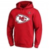 Travis Kelce Kansas City Chiefs Fanatics Super Bowl LVIII Big & Tall Pullover-Hoodie mit Namen und Nummer – Rot