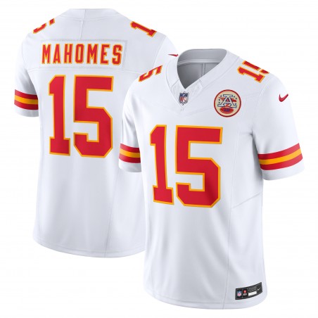 Patrick Mahomes Kansas City Chiefs Nike Vapor F.U.S.E. Limitiertes Trikot – Weiß