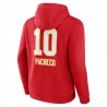 Isiah Pacheco Kansas City Chiefs Team Wordmark Spielername und Nummer Pullover Hoodie – Rot