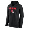 Isiah Pacheco Kansas City Chiefs Damen-Pullover-Hoodie mit Team-Wordmark-Spielername und -nummer – Schwarz