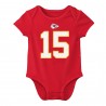 Patrick Mahomes Kansas City Chiefs Nike Bodysuit mit Spielernamen und Nummer für Neugeborene und Kleinkinder – Rot