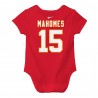 Patrick Mahomes Kansas City Chiefs Nike Bodysuit mit Spielernamen und Nummer für Neugeborene und Kleinkinder – Rot