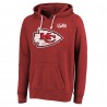 Travis Kelce Kansas City Chiefs Majestic Threads Super Bowl LVIII Spielername und Nummer Tri-Blend Pullover Hoodie – Rot