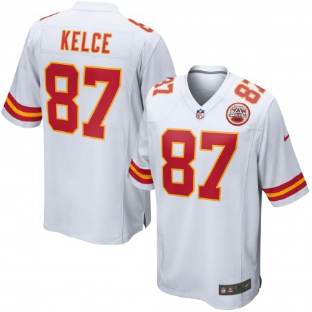 Travis Kelce Kansas City Chiefs Nike Jugend-Spieltrikot – Weiß