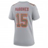 Patrick Mahomes Kansas City Chiefs Nike Super Bowl LVIII Atmosphere Fashion-Spieltrikot für Damen – Grau