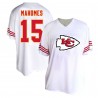 Patrick Mahomes Kansas City Chiefs Fanatics Damenmode-Trikot in Übergröße – Weiß