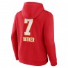 Harrison Butker Kansas City Chiefs Wordmark Spielername und Nummer Pullover Hoodie – Rot