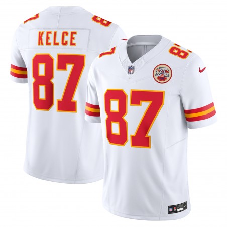 Travis Kelce Kansas City Chiefs Nike Vapor F.U.S.E. Limitiertes Trikot – Weiß