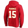 Patrick Mahomes Kansas City Chiefs Fanatics Big & Tall Fleece-Hoodie mit Namen und Nummer – Rot