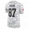 Travis Kelce Kansas City Chiefs Nike 2024 Salute to Service Limited Trikot – Arctic Camo