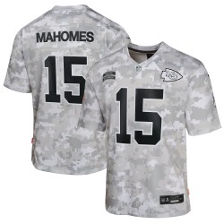 Patrick Mahomes Kansas City Chiefs Nike Jugend 2024 Salute to Service Spieltrikot – Arctic Camo