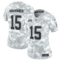 Patrick Mahomes Kansas City Chiefs Nike Damen 2024 Salute to Service Limited Trikot – Arctic Camo