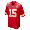 Patrick Mahomes Kansas City Chiefs Nike Super Bowl LVIII Spieltrikot – Rot