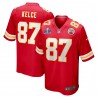 Travis Kelce Kansas City Chiefs Nike Super Bowl LVIII Spieltrikot – Rot