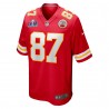 Travis Kelce Kansas City Chiefs Nike Super Bowl LVIII Spieltrikot – Rot