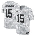 Patrick Mahomes Kansas City Chiefs Nike 2024 Salute to Service Limited Trikot – Arctic Camo