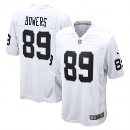 Brock Bowers Las Vegas Raiders Nike Spieltrikot – Weiß