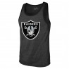 Maxx Crosby Las Vegas Raiders Majestic Threads Tri-Blend-Tanktop mit Spielernamen und -nummer – Schwarz