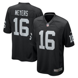 Jakobi Meyers Las Vegas Raiders Nike Game Player-Trikot – Schwarz