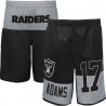 Davante Adams Las Vegas Raiders Jugendspieler-Shorts mit Namen und Nummer – Schwarz