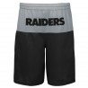 Davante Adams Las Vegas Raiders Jugendspieler-Shorts mit Namen und Nummer – Schwarz