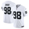 Maxx Crosby Las Vegas Raiders Nike Vapor F.U.S.E. Limitiertes Trikot – Weiß