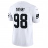 Maxx Crosby Las Vegas Raiders Nike Vapor F.U.S.E. Limitiertes Trikot – Weiß