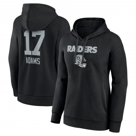 Davante Adams Las Vegas Raiders Damen Team Wordmark Pullover Hoodie – Schwarz