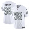 Maxx Crosby Las Vegas Raiders Nike Vapor F.U.S.E. Limitiertes Trikot – Weiß