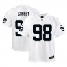 Maxx Crosby Las Vegas Raiders Nike Jugendspieler-Spieltrikot – Weiß