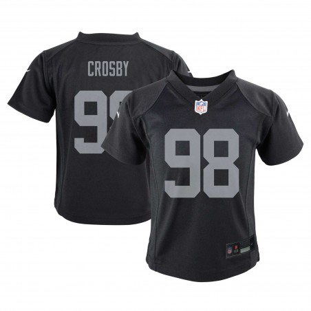 Maxx Crosby Las Vegas Raiders Nike Teamplayer-Spieltrikot für Kleinkinder – Schwarz