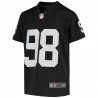 Maxx Crosby Las Vegas Raiders Nike Jugend-Spieltrikot – Schwarz