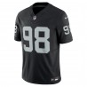 Maxx Crosby Las Vegas Raiders Nike Vapor F.U.S.E. Limitiertes Trikot – Schwarz