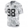 Maxx Crosby Las Vegas Raiders Nike 2024 Salute to Service Limited Trikot – Arctic Camo