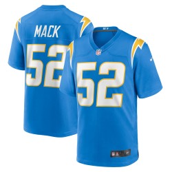 Khalil Mack Los Angeles Chargers Nike Jugend-Spieltrikot – Pulverblau