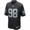 Maxx Crosby Las Vegas Raiders Nike Spieltrikot – Schwarz