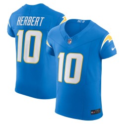 Justin Herbert Los Angeles Chargers Nike Vapor F.U.S.E. Elite-Trikot – Puderblau