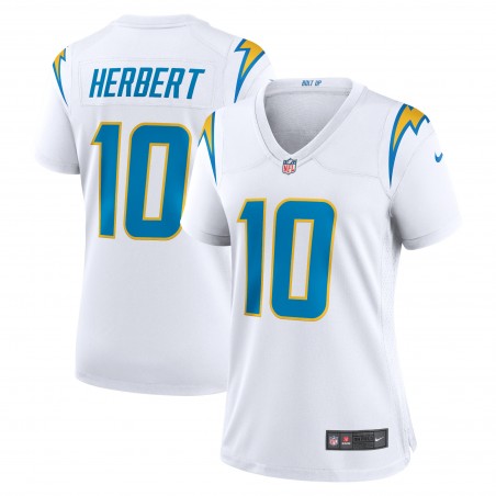 Justin Herbert Los Angeles Chargers Nike Damen-Spieltrikot – Weiß