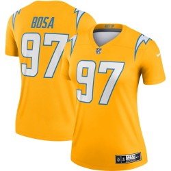 Joey Bosa Los Angeles Chargers Nike Inverted Legend Player Performance-Oberteil für Damen – Gold