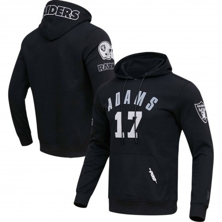 Davante Adams Las Vegas Raiders Pro Standard Spielername und Nummer Pullover Hoodie – Schwarz