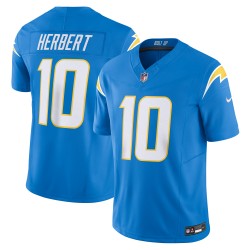 Justin Herbert Los Angeles Chargers Nike Vapor F.U.S.E. Limitiertes Trikot – Puderblau